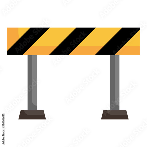 traffic barrier icon