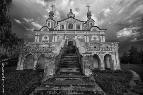 veliky ustyug church landscape russia north religion architecture