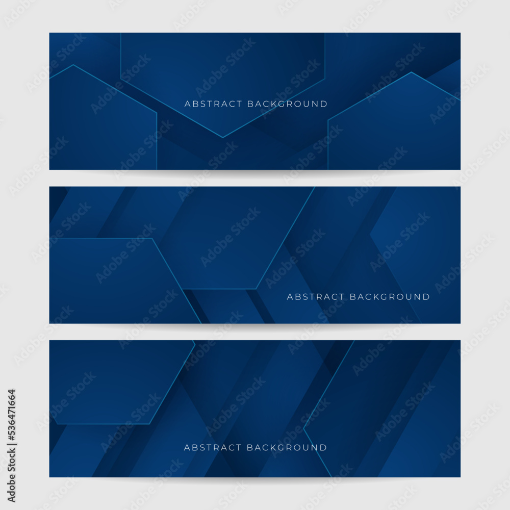 Minimal geometric blue banner background abstract design. Vector abstract graphic design banner pattern background template. Minimal geometric blue banner background abstract design. Vector abstract graphic design banner pattern background template.