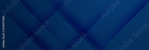 Abstract blue geometric banner design background