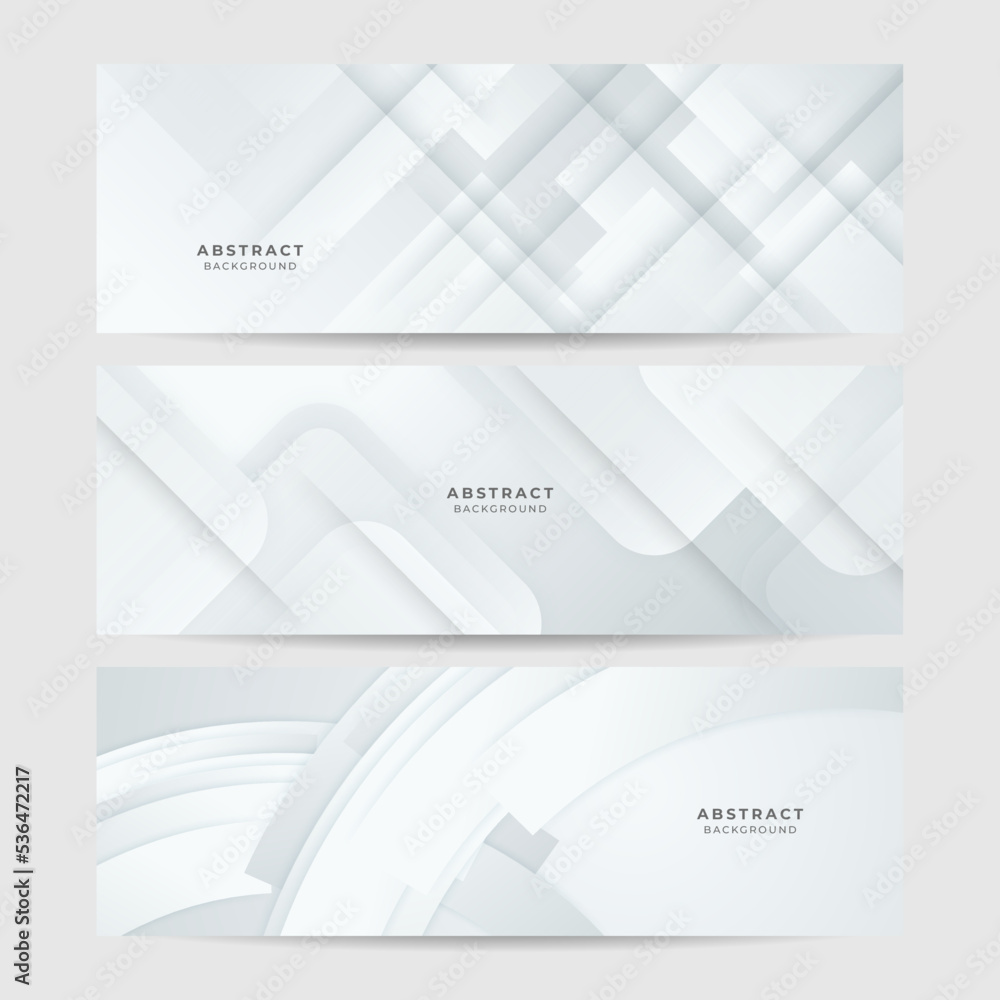 elegant abstract white banner background with shiny lines elegant abstract white banner background with shiny lines