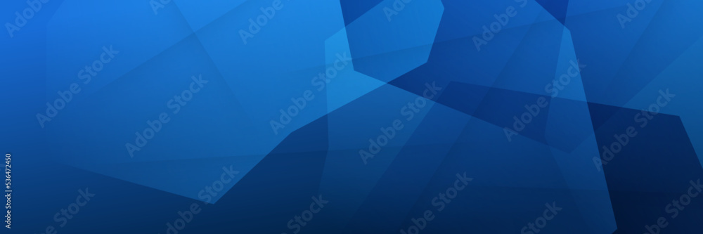 Fototapeta premium Modern blue abstract web banner background creative design
