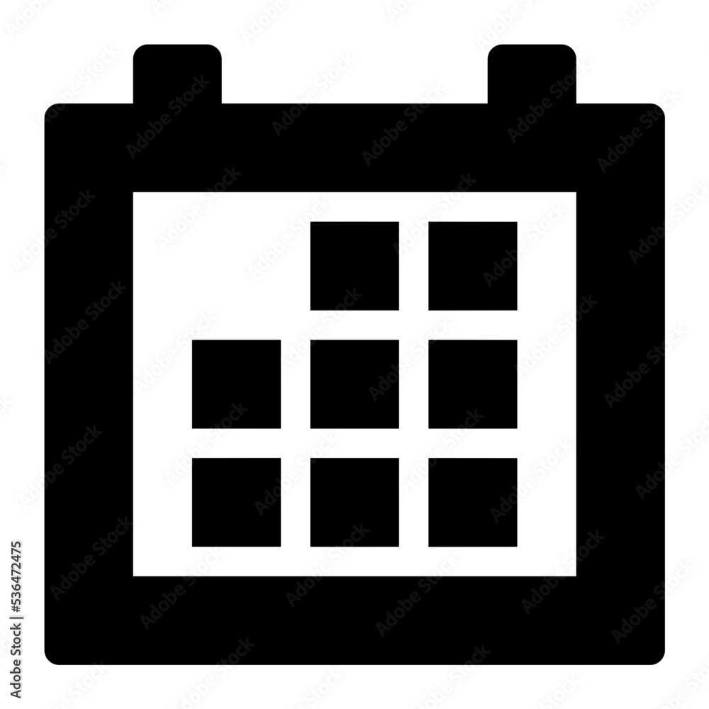 Calendar Flat Vector Icon Calendar Flat Vector Icon