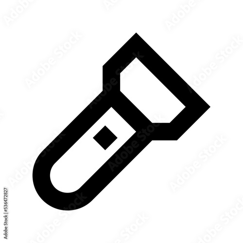 Torch Flat Vector Icon