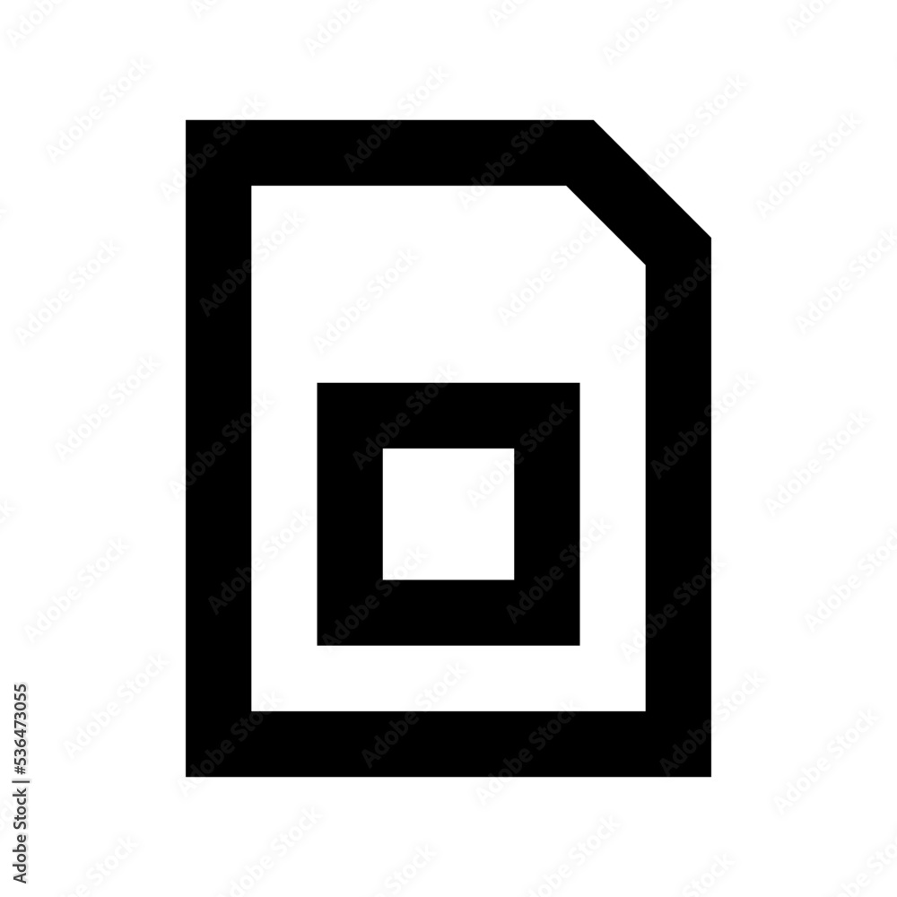 Sim Flat Vector Icon Sim Flat Vector Icon