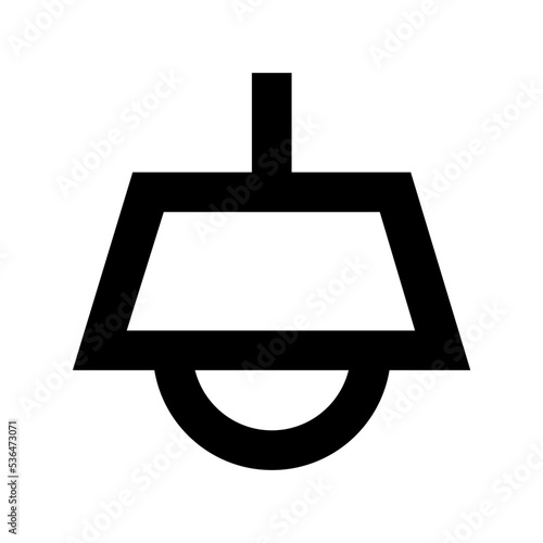 Ceiling Light Flat Vector Icon