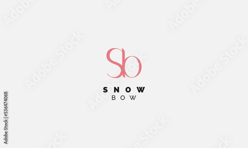 Letter SB beauty Logo Design Vector Icon