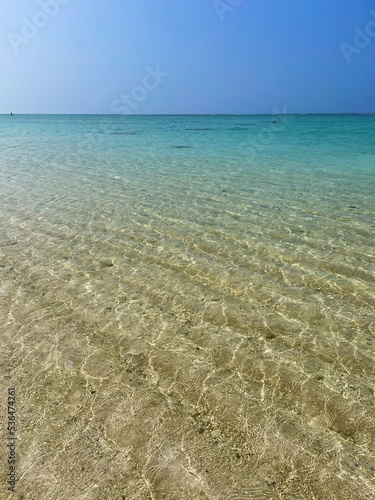 沖縄の空と海