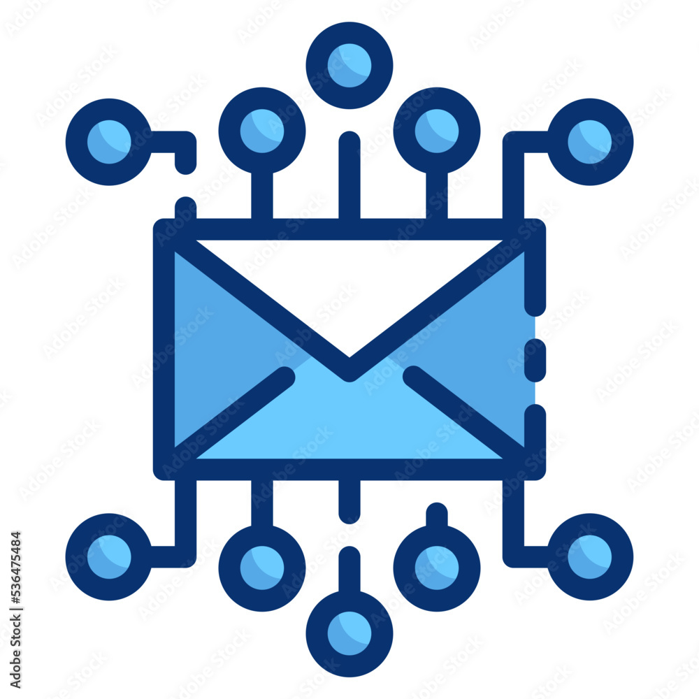 ai mail artificial intelligence technology icon ai mail artificial intelligence technology icon