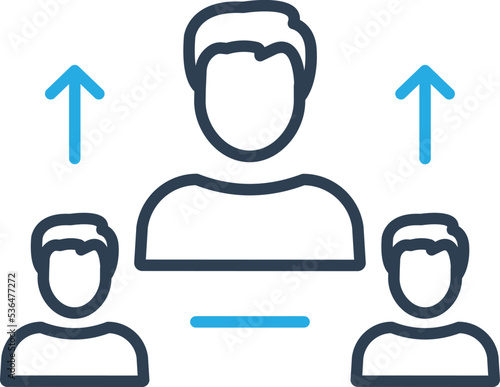Organization Vector Icon which is suitable for commercial work and easily modify or edit it
