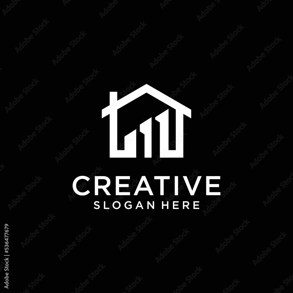 Luxury building logo design inspiration teemplate