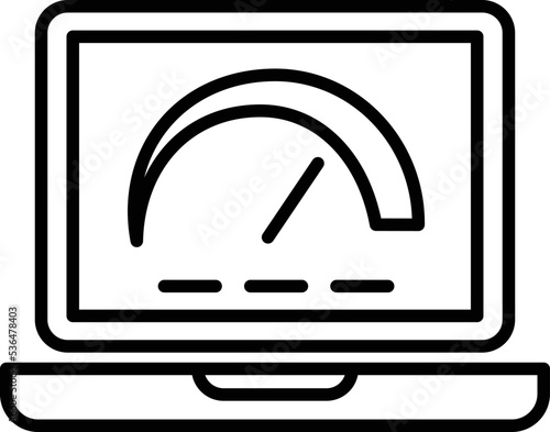 speed test Vector Icon which is suitable for commercial work and easily modify or edit it
