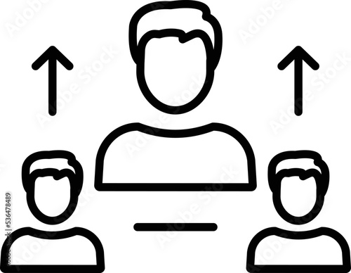 Organization Vector Icon which is suitable for commercial work and easily modify or edit it
