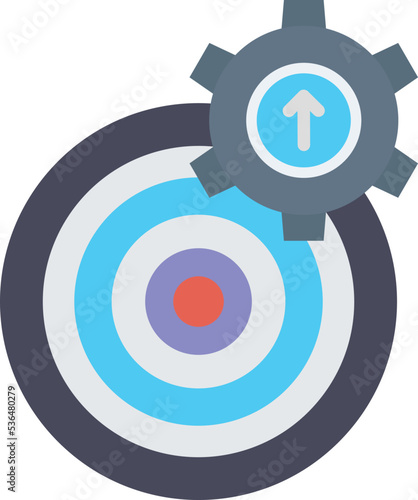  Target setting Vector Icon