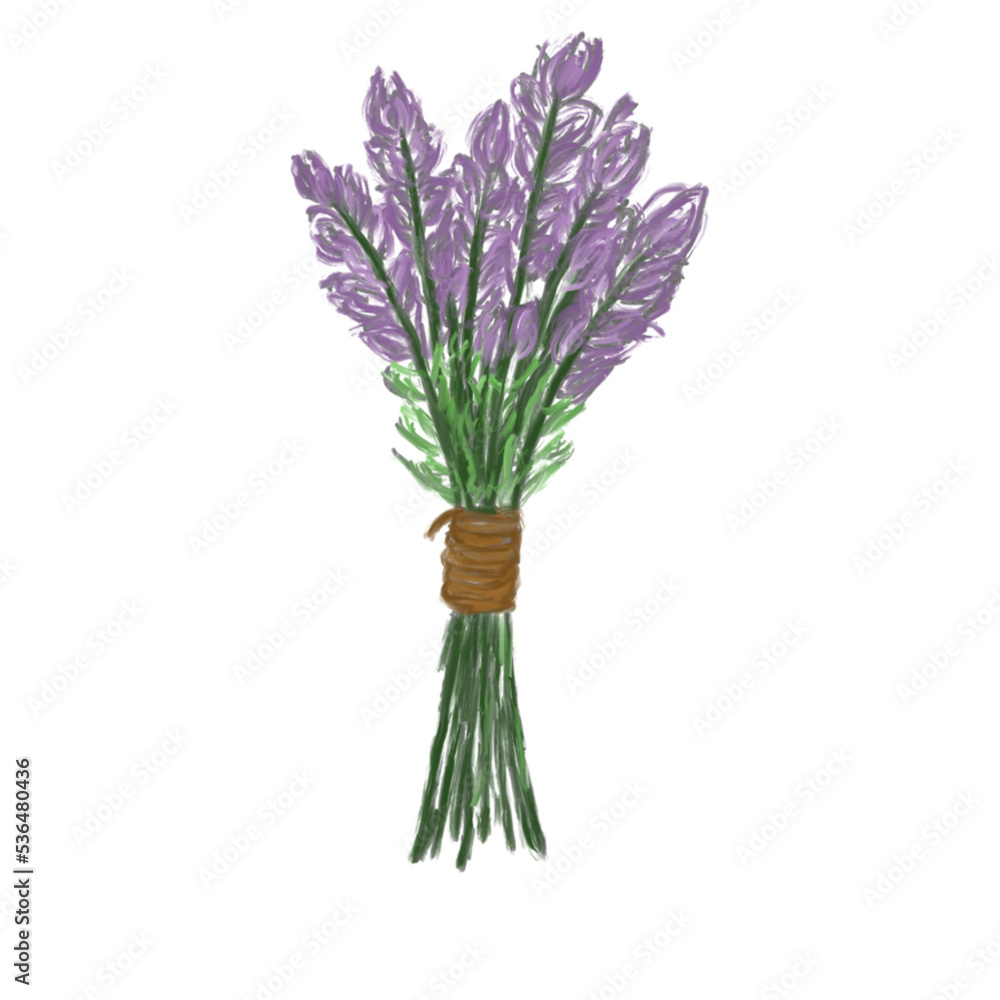Fototapeta premium Lavender bouquet wedding