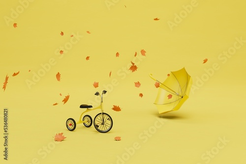 Foto autumn walks with children