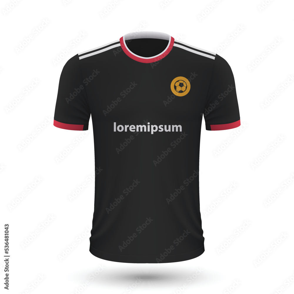 Realistic soccer shirt Orlando Pirates Realistic soccer shirt Orlando Pirates