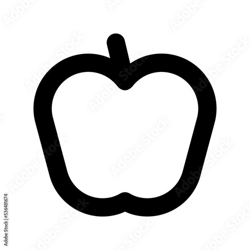 Apple Flat Vector Icon