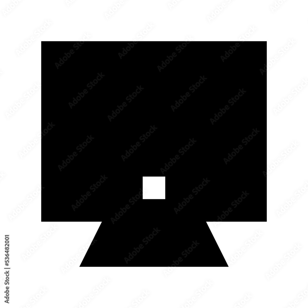 Monitor Flat Vector Icon Monitor Flat Vector Icon