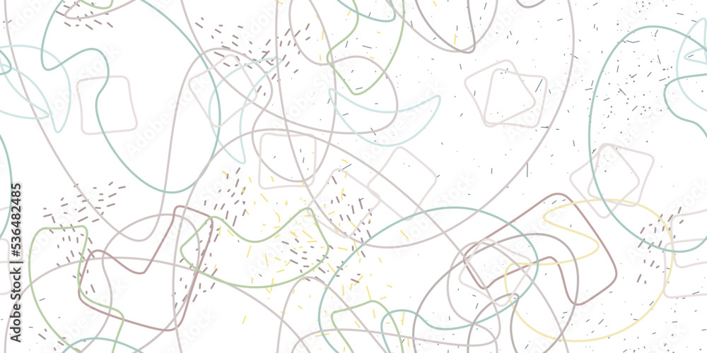 Chaotic Simple Seamless Pattern Textile One Line Chaotic Simple Seamless Pattern Textile One Line
