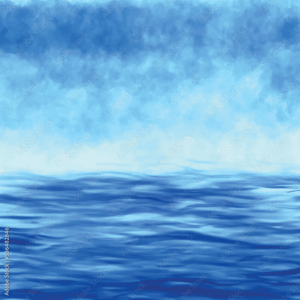 Blue ocean waves background Blue ocean waves background