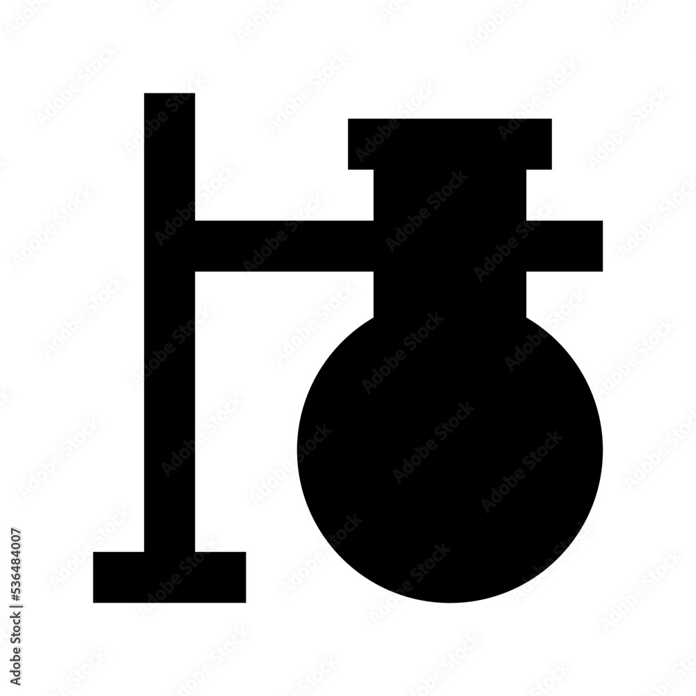 Lab Experiment Flat Vector Icon Lab Experiment Flat Vector Icon