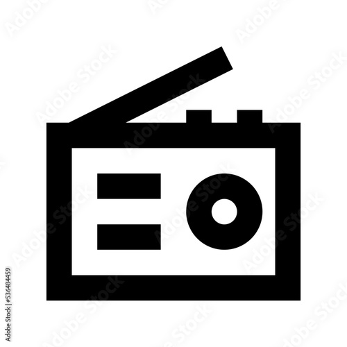 Radio Flat Vector Icon
