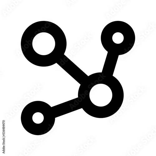 Atom Flat Vector Icon