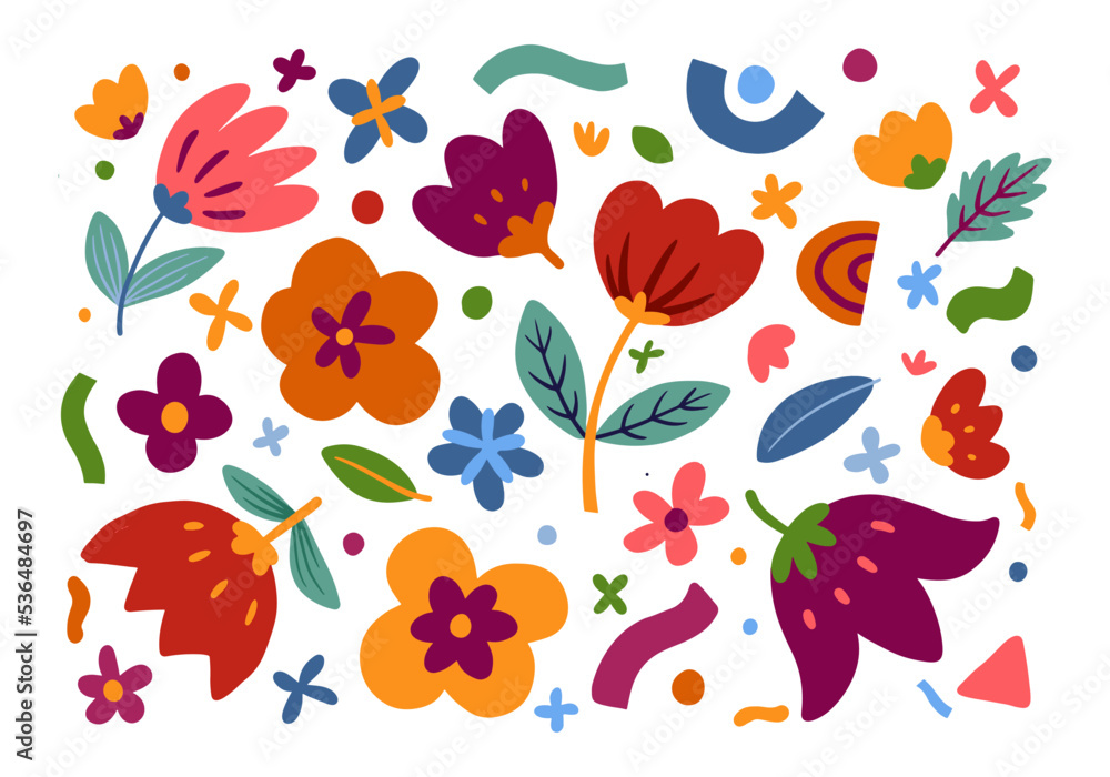 Trendy floral pattern design for background and wallpaper Trendy floral pattern design for background and wallpaper