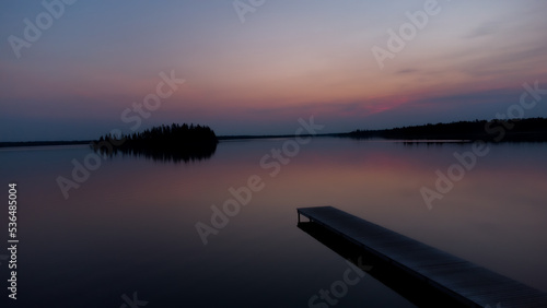 Sunset in Elk Island National Park