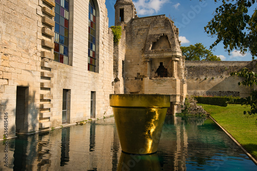 Donjon de Vez im Oise in Frankreich