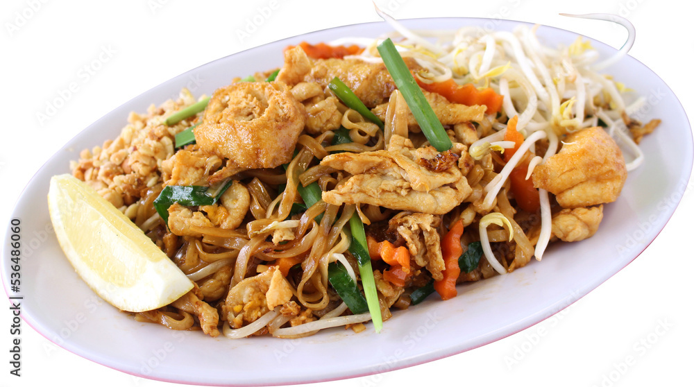 Pad Thai Noodles Cutout