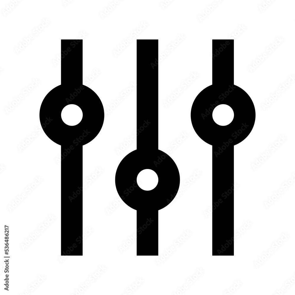 Equalizer Flat Vector Icon Equalizer Flat Vector Icon