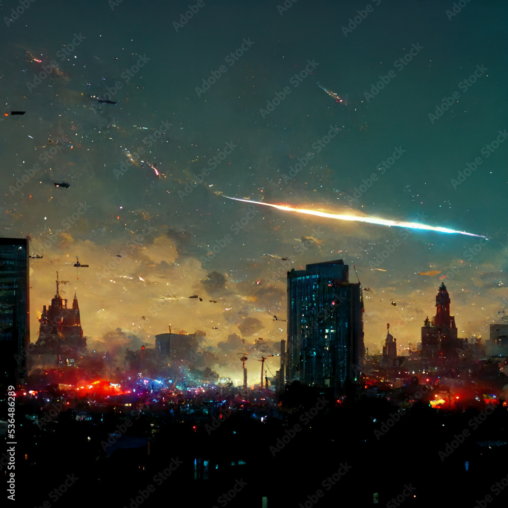 Fototapeta premium City of Future
