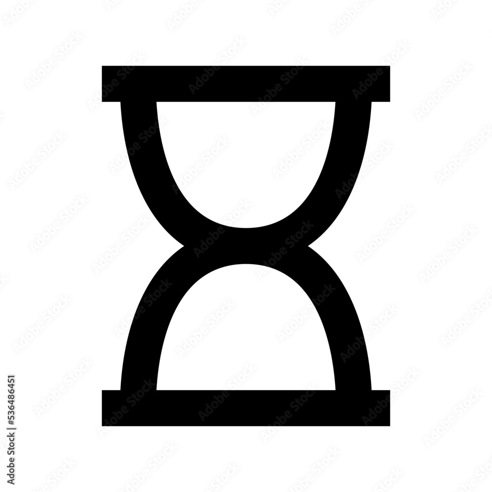 Hourglass Flat Vector Icon Hourglass Flat Vector Icon
