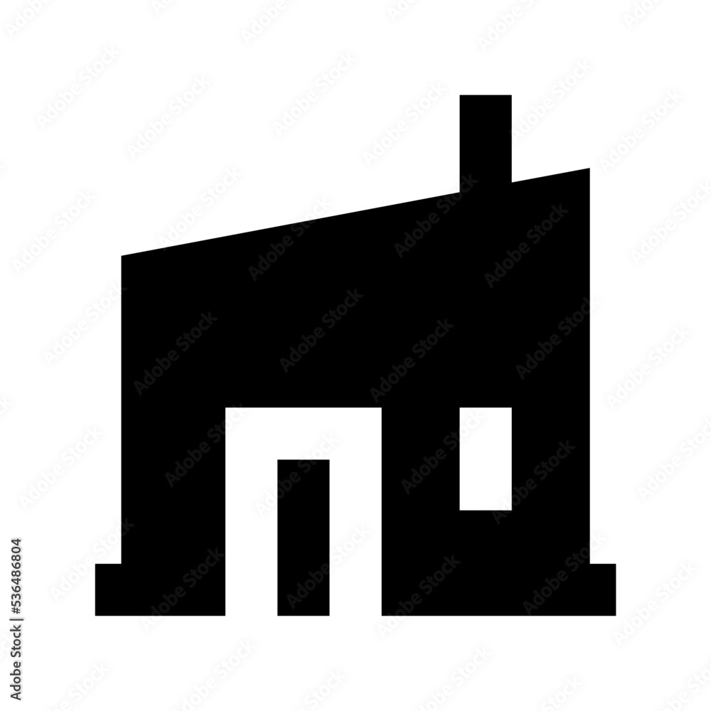 Industry Flat Vector Icon Industry Flat Vector Icon