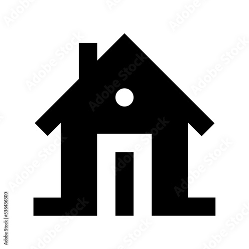 Bungalow Flat Vector Icon