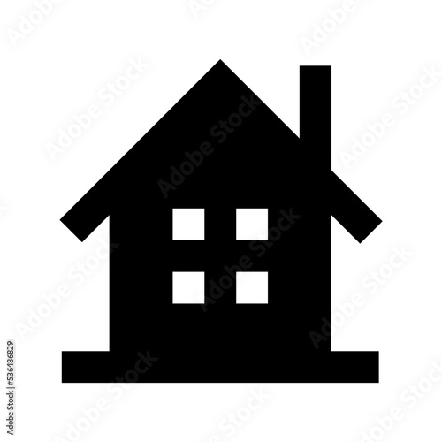 Cottage Flat Vector Icon