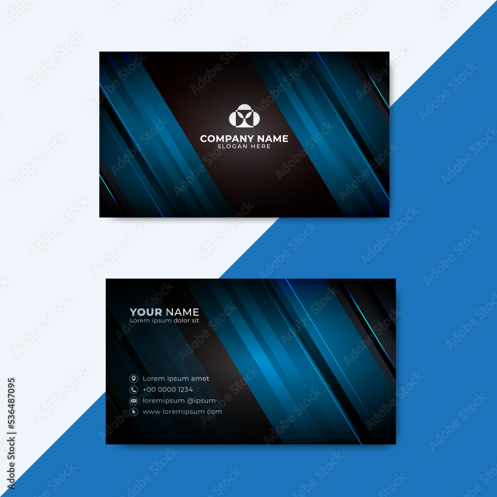 Elegant Business Card Template. Creative Business Card vector Elegant Business Card Template. Creative Business Card vector