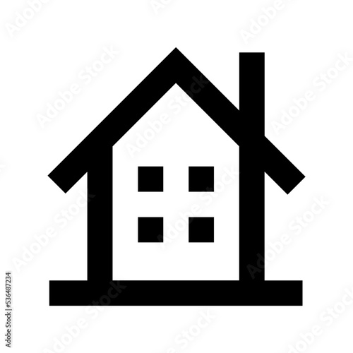 Cottage Flat Vector Icon
