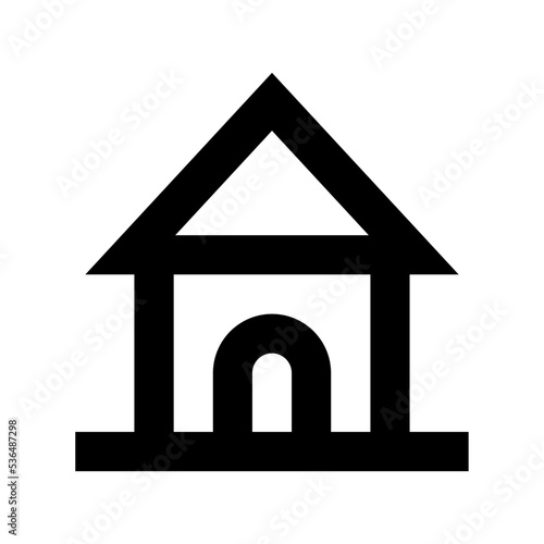 Cabin Flat Vector Icon