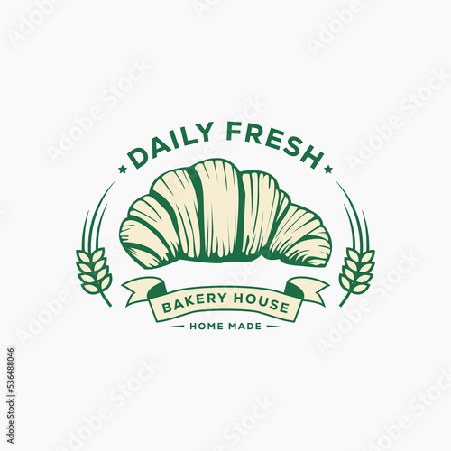 Illustration Bakery Logo Template