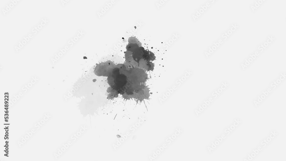 ink slow motion transition reveal. Ink splatters transition animation. Ink brush stroke transition. Ink splash. Abstract inkblot, splat, fluid art, overlay, alpha matte composition. ink slow motion transition reveal. Ink splatters transition animation. Ink brush stroke transition. Ink splash. Abstract inkblot, splat, fluid art, overlay, alpha matte composition.