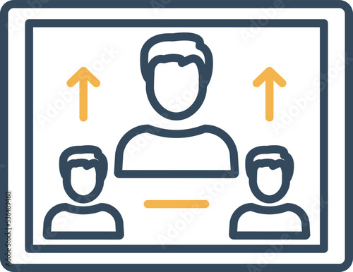 Business management Vector Icon
