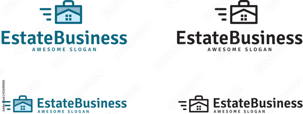 Estate business logo template