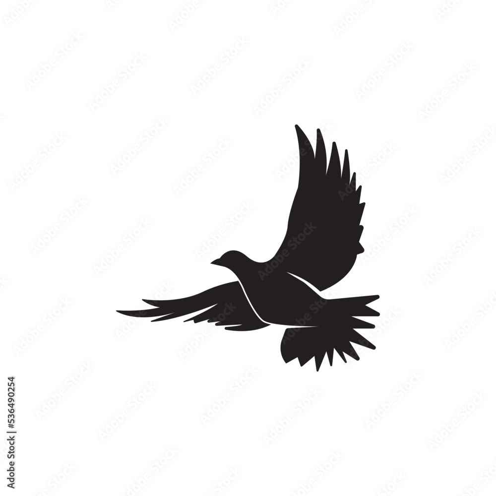 Obraz premium Dove Logo Template vector illustration