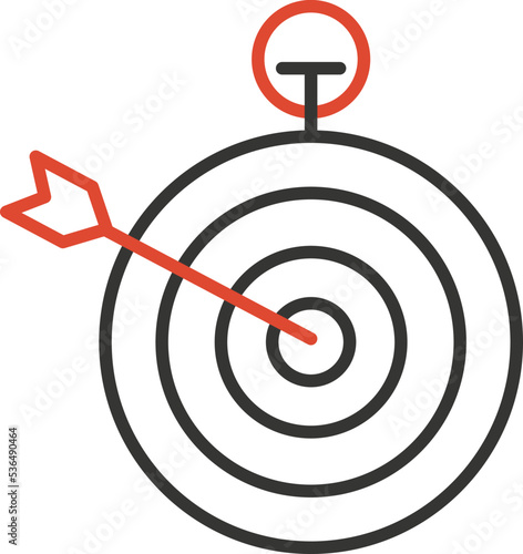 Target Board Vector Icon
