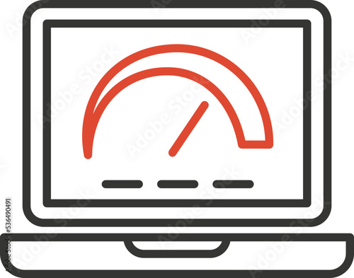 speed test Vector Icon
