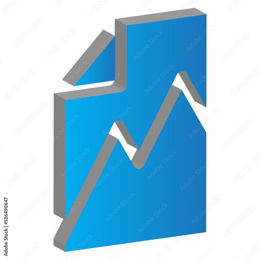 it's an icon in 3d style in light blue and dark blue gradient it's an icon in 3d style in light blue and dark blue gradient