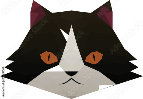 Low polygon animal logo